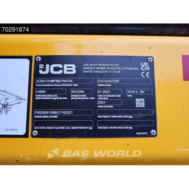 2021 جيه سي بي 131X L SV-45264089