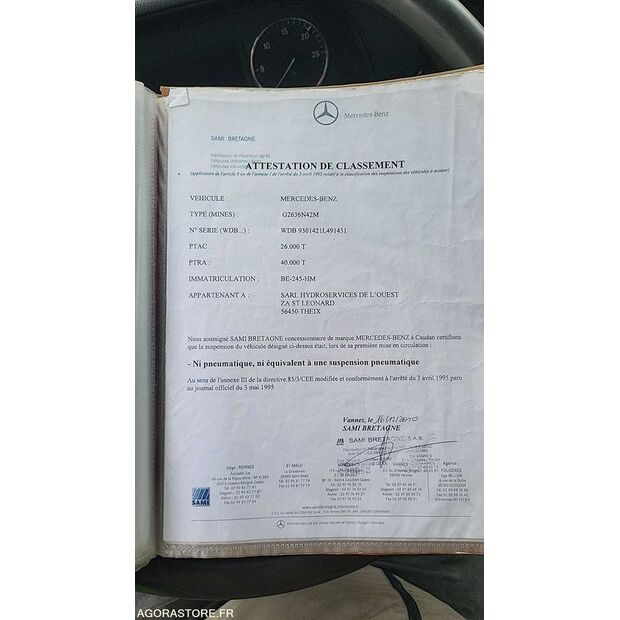 2010 Mercedes-Benz 2636-45280501