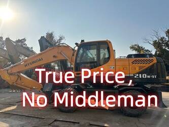 صورة ل حفارات بعجلات 2023 هيونداي 210W-9T