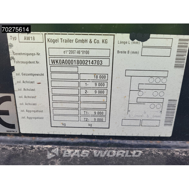 2017 Kögel AW18T-45281545