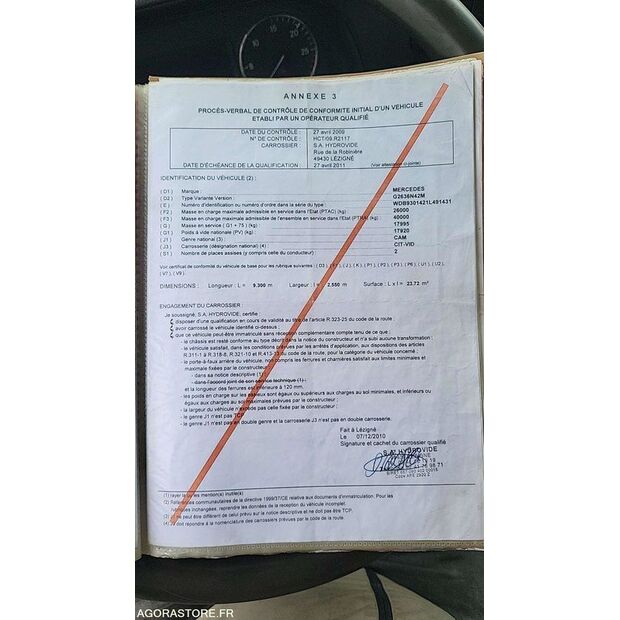 2010 Mercedes-Benz 2636-45304153