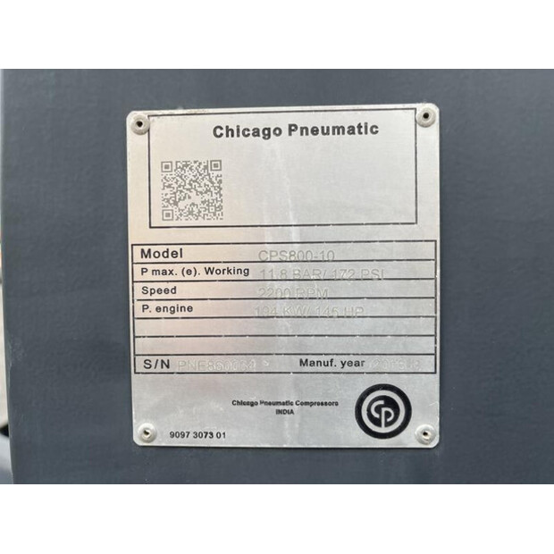 2018 CHICAGO PNEUMATIC CPS 800 - 10-45308333