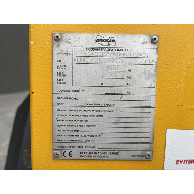 2012 Doosan 7/20-45308811