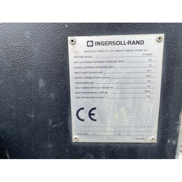 1999 INGERSOLL RAND P130WD-45309020