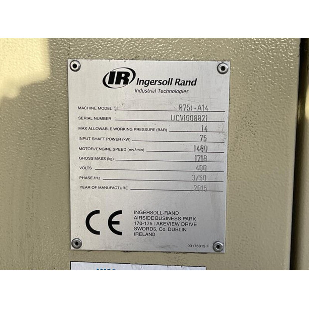 2015 INGERSOLL RAND R 75I - A14-45309046