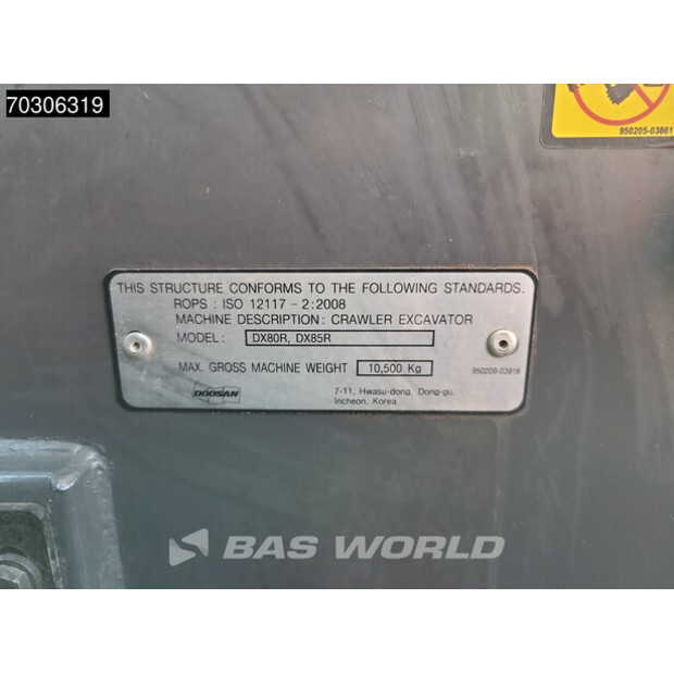 2021 دووسان DX85R-3-45311106