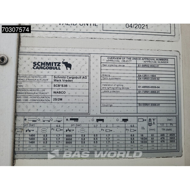2015 شميتز كارجوبول SCB*S3B-45311593