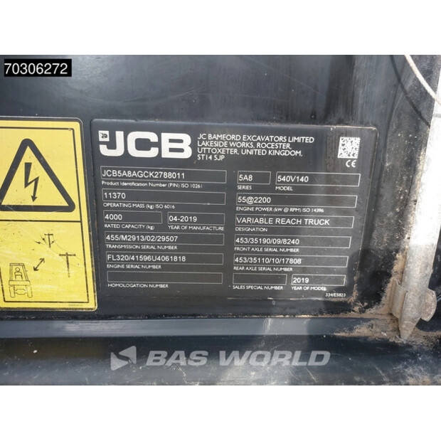 2019 JCB 540-140-45325966