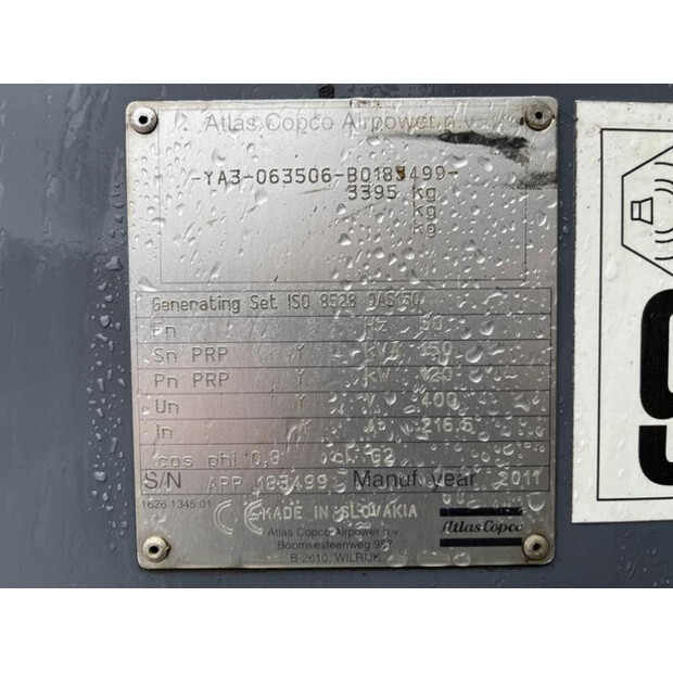 2011 Atlas-Copco QAS 150-45326645