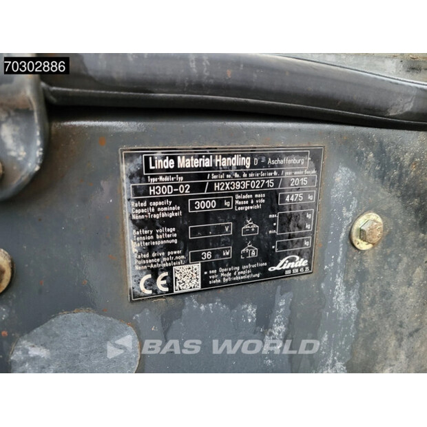 2015 Linde H30D-45327447