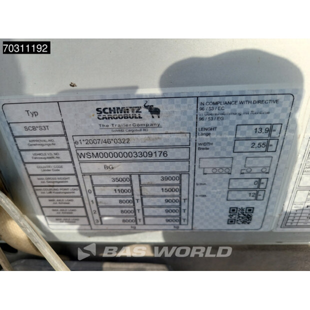 2018 Schmitz Cargobull SCB*S3T-45328317