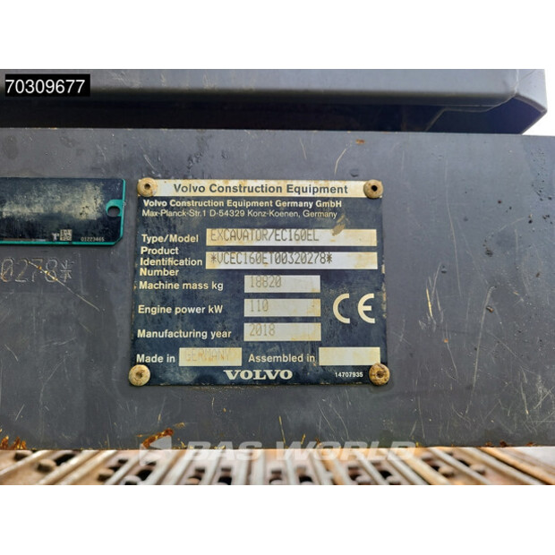 2018 فولفو EC160EL-45331993