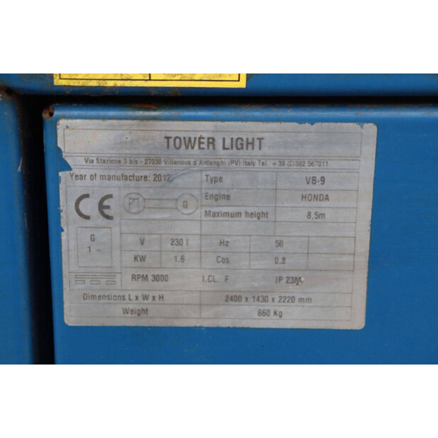 2012 Towerlight VB-9-45333132