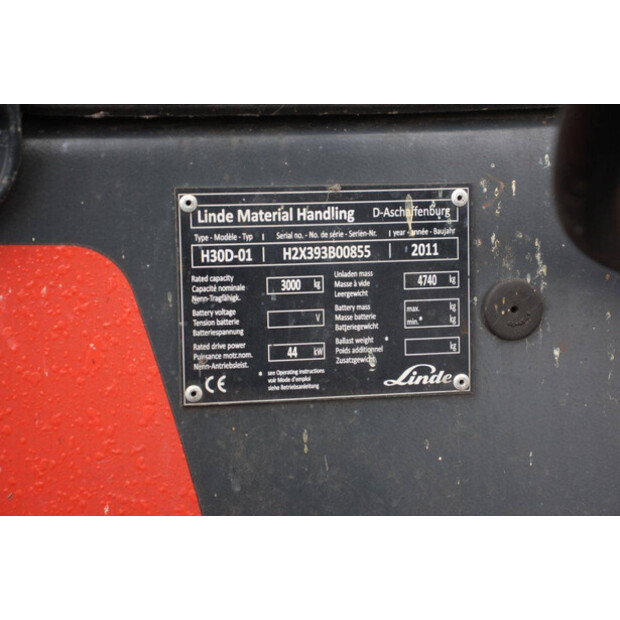 2011 Linde H30D-01-45334353