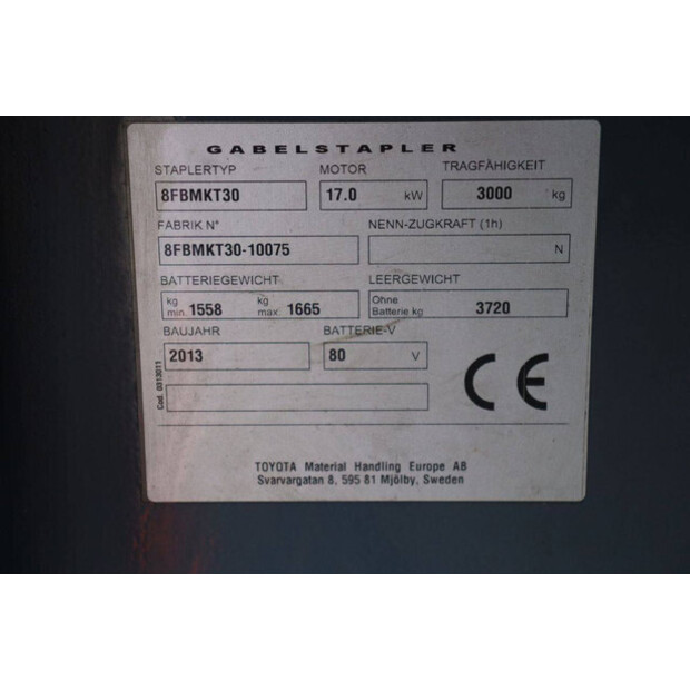 2013 Toyota 8FBMKT30-45334633