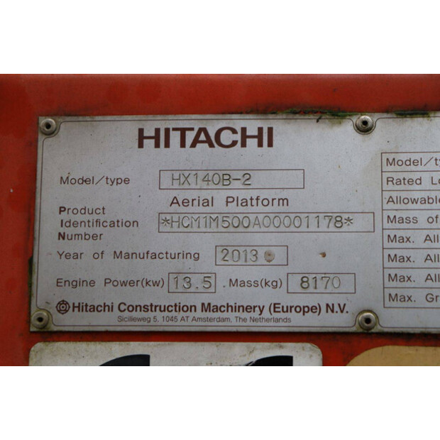 2013 Hitachi HX140B-2-45334935