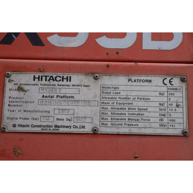 2007 Hitachi HX99B-2-45334963