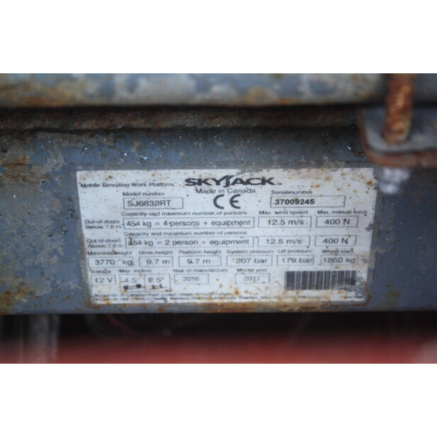2016 SkyJack SJ6832RT-45335638