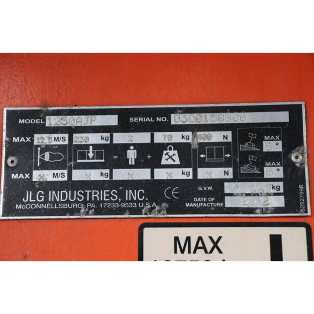 2012 JLG 1250AJP-45336371
