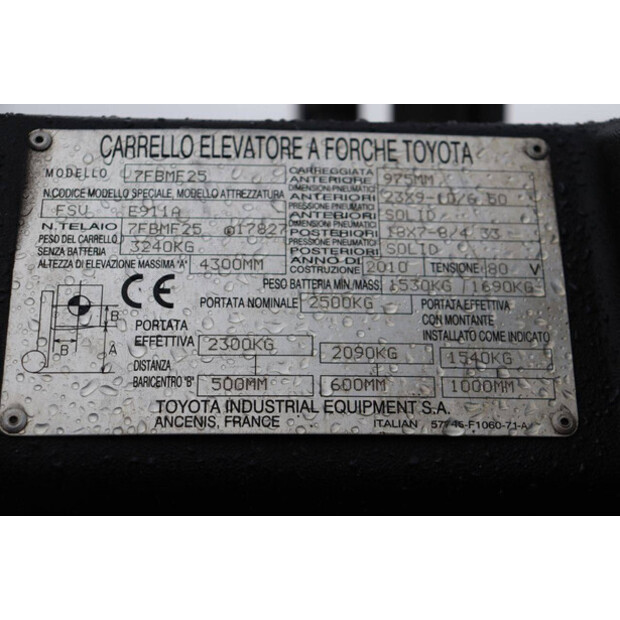 2010 تويوتا 7FBMF25-45337210