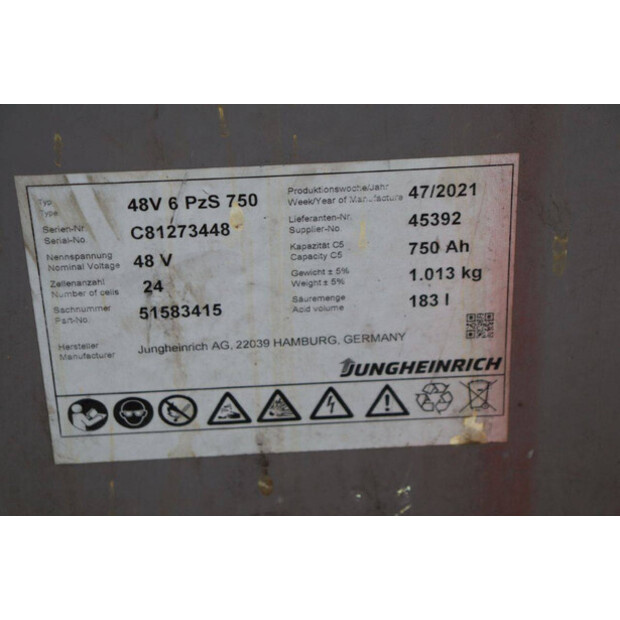 2021 Jungheinrich EFG 316-45337616