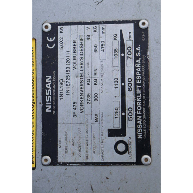 NISSAN 1N1L18Q-45337682