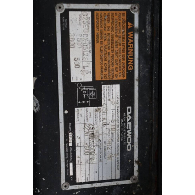 2002 Daewoo G25E-5-45338050