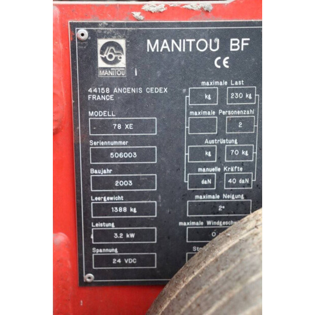 2003 Manitou 78XE-45339455