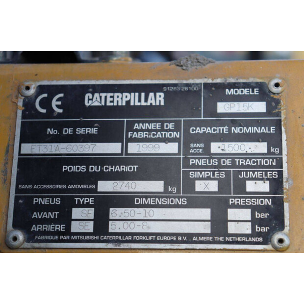 1999 كاتربيلر GP15K-45340210