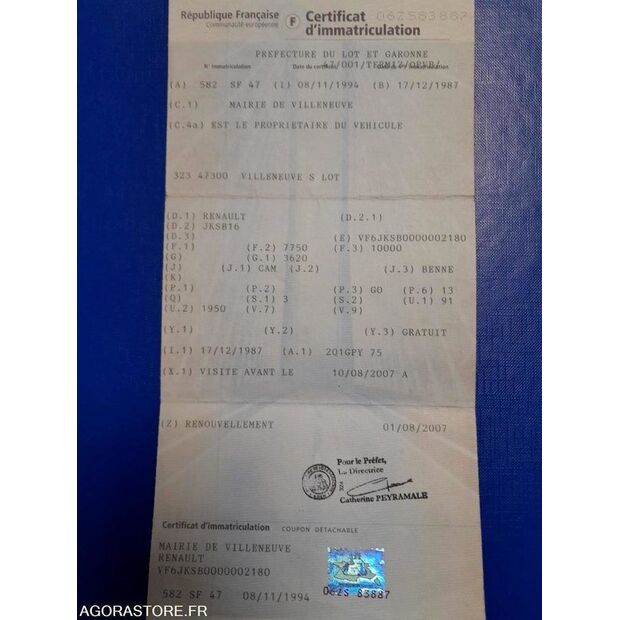 1987 Renault S100-45354299