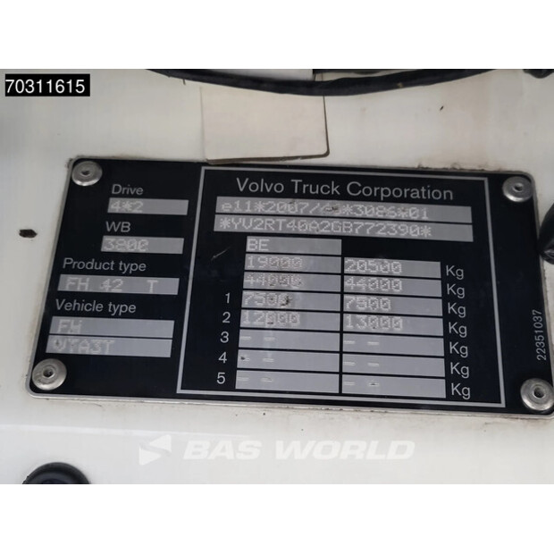 2016 Volvo FH500-45355390