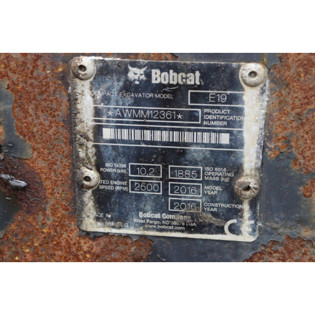 2016 بوبكات E19-45356000