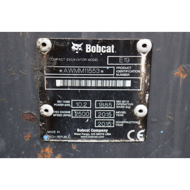 2015 BOBCAT E19-45356128