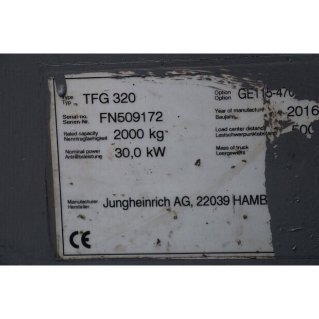 2016 Jungheinrich TFG 320-45357117