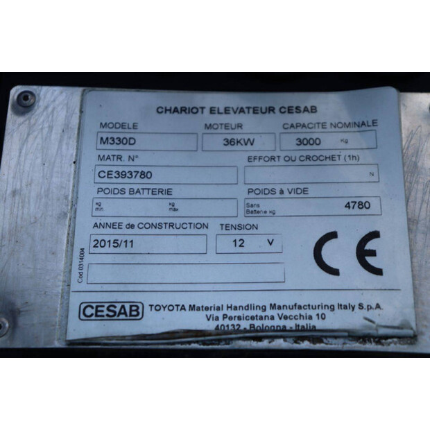 2015 Cesab M330D-45358420