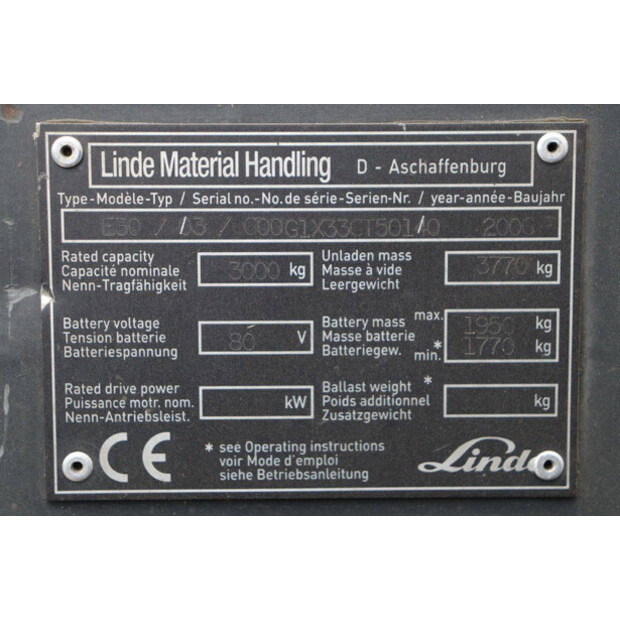 2006 Linde E30/03-45359075