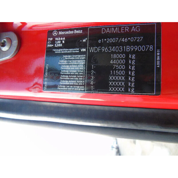 2017 Mercedes-Benz ACTROS 1845-45361783