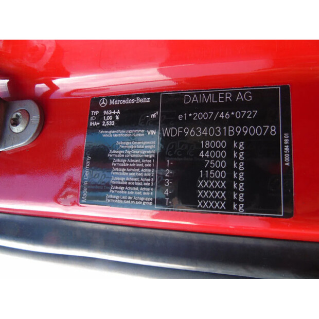 2017 Mercedes-Benz ACTROS 1845-45361784