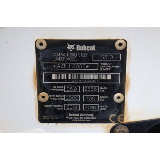 2018 بوبكات S510-45376368