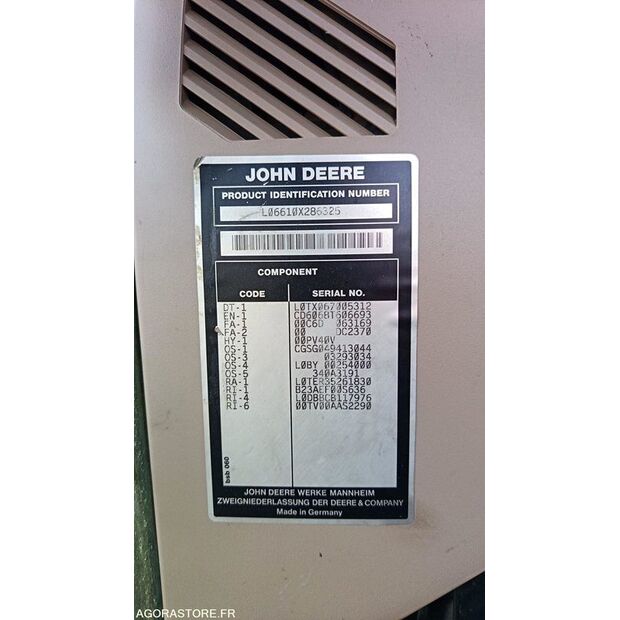 JOHN DEERE 6610-45388941