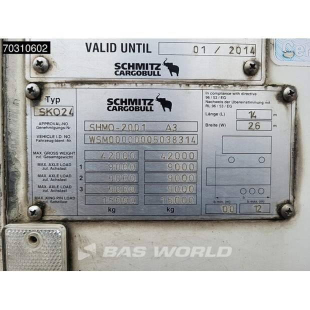 2008 Schmitz Cargobull SKO24-45389370