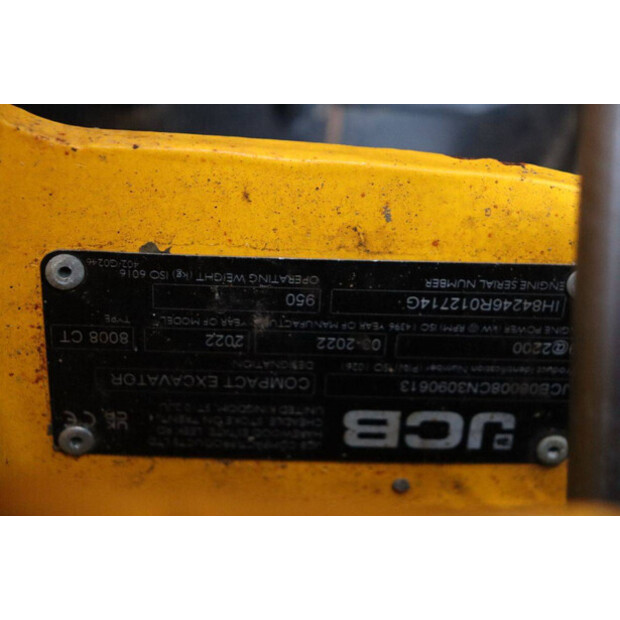 2022 JCB 8008 CT-45389480