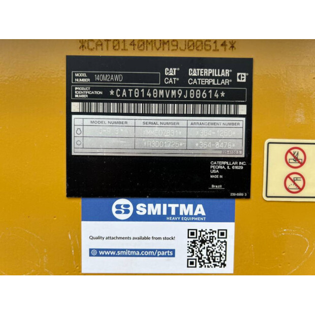 2012 Caterpillar 140M2 AWD-45393342