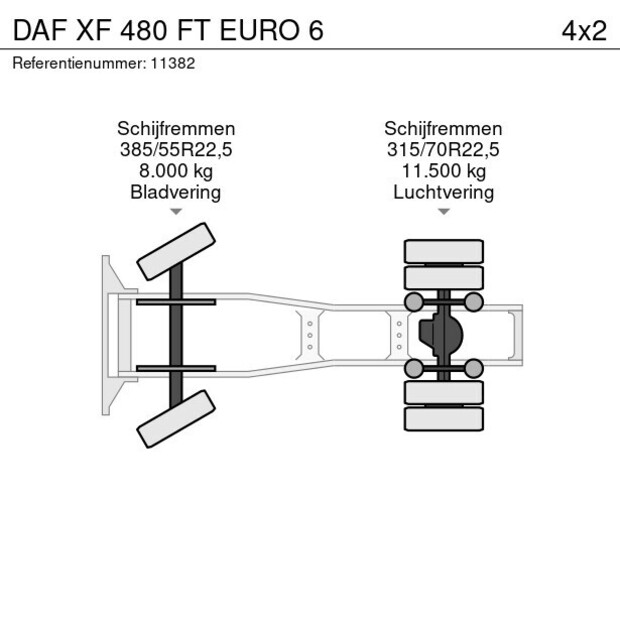 2018 DAF XF 480 FT EURO 6-45395767