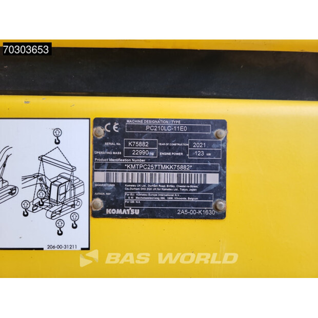 2021 كوماتسو PC210LC-11E0-45397371