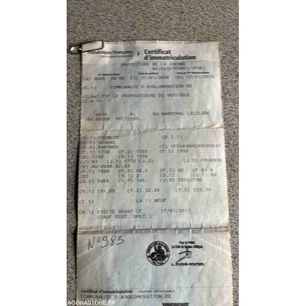 2008 Peugeot PARTNER-45410757