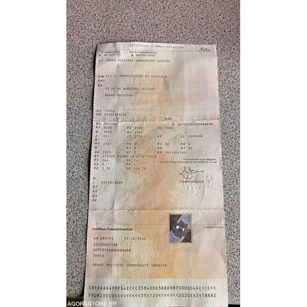 2008 Iveco DAILY 35C12-45411946