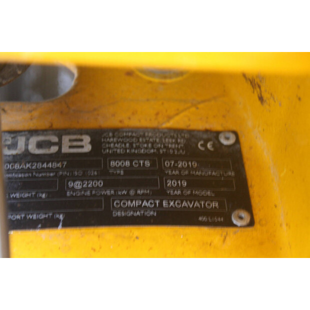 2019 JCB 8008 CTS-45415537
