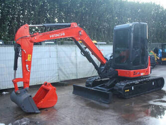 Image de PELLETEUSES SUR CHENILLES 2013 Hitachi ZX52U-3 CLR