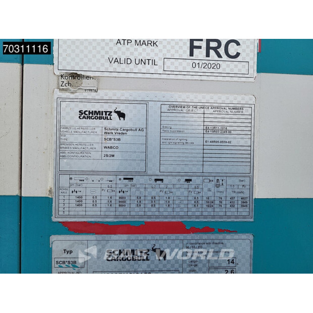 2014 Schmitz Cargobull SCB*S3B-45415939